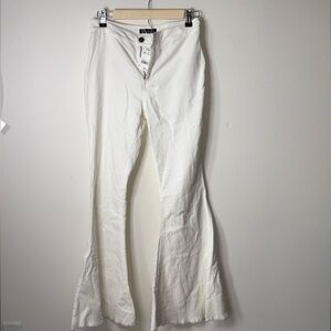 Versona White Ivory Flared Jeans